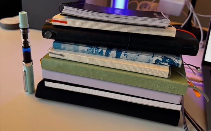 Current rotation of notebooks <3